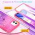 Ruky for iPhone 11 Glitter Case with Built-in Screen Protector, Full Body Rugged Liquid Cover with Built-in Screen Protector Shockproof Protective...