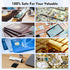 5200? Fireproof Document Bag,Waterproof Fireproof Bag with Heat Insulated,Fireproof Money Bag With Zipper Closure for Cash, Important Documents an...