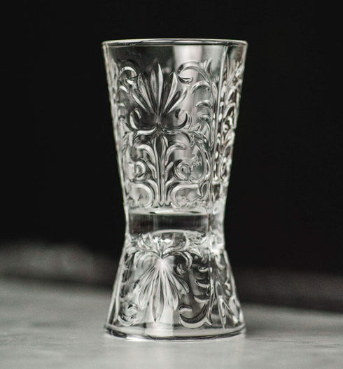 Crystal Double-Sided Jigger – Vintage 1930s Paris Hotel Bar Design (Gift Box Collection)...