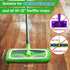 Baderke 4 Pcs Mop Pads Refills Compatible with Swiffer Sweeper (Mop is Not Included) Reusable Mop Pads Washable Wet and Dry Flat Mop Cover (Green,...