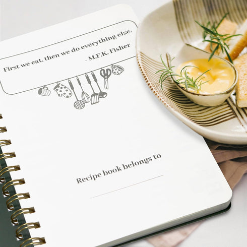 Perfect Blank Recipe Book-Recipe Book to Write in Your Own Recipes,Hardcover Personal Blank Recipe Book, Recipe Notebook Hold 144 Exclusive Formul...