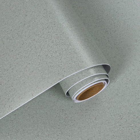 Light Green Granite Marble Contact Paper for Kitchen Countertops Granite Terrazzo Wallpaper Peel and Stick Waterproof Removable Vinyl Wall Paper R...