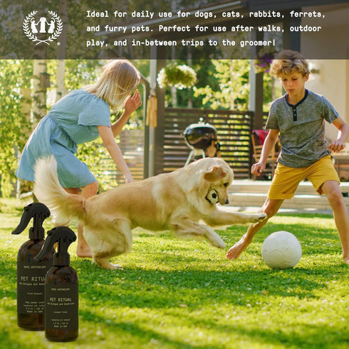 Muse Apothecary Pet Ritual Pet Cologne Spray for Dogs - Dog Perfume Spray Long Lasting After Bath - Pet Perfume for Dogs - Pet Deodorant Spray for...
