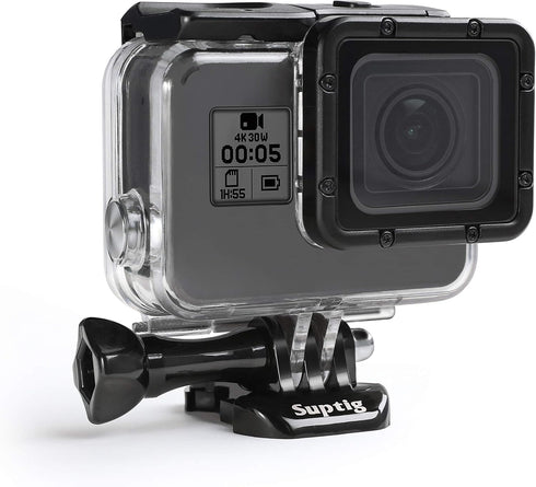 Suptig Case Housing Waterproof Case for Gopro Hero 7 Black Gopro Hero 5 Gopro Hero 6 Gopro Hero 2018 Action Camera Waterproof 147ft(45Meters)...