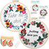 Nuberlic 2 Pack Embroidery Kits for Beginners, Cross Stitch Starter Kit Adults Include 2 Cloth with Pattern, 2 Hoops, Color Thread and Needles...