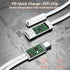 USB C to 3.5mm Audio Adapter with Charger, 2 in 1 USB C to 3.5mm Headphone Jack Hi-Fi DAC with PD 60W Charging Dongle Compatible with iPhone 15/15...
