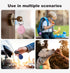 Airtag Keychain Holder Case for Apple Airtag, 4 Pack of IPX8 Waterproof, Fully Shockproof, Anti Scratch Airtag Holder Case for Key, Kid, Bag, Lugg...
