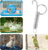 10 PCS Spring Latch for Cages, Multi-Functional Spring Loaded Latch Hook Metal Pet Cages Door Spring Latch for Fixing Small Animal, Rabbit, Dog, C...