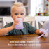 Olababy Silicone Training Cup with Straw Lid | Babies Water Drinking Cup | 6+ Mo Infant To 12-18 Months Toddler | Sippy Cup For Kids & Smoothie Cu...