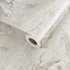 Gold Marble Contact Paper for Countertops Shiny White Marble Peel and Stick Wallpaper for Bathroom Waterproof Contact Paper Marble Countertop Viny...