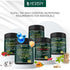Relaxation & Restful Night with Magnesium L-Threonate & Glycinate Supplement, Plus Vitamin D3, Ashwagandha Root & L-Theanine - Brain, Bone & Heart...