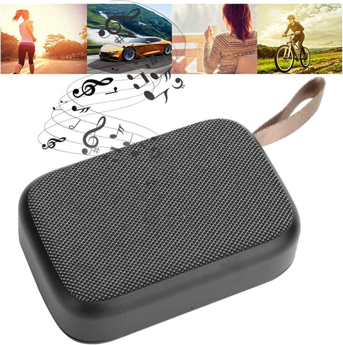 Bluetooth4.2 Speaker, HiFi Sound Wireless Stereo Subwoofer Portable USB Mini Music Player, with FM Radio, Hands Free Calls, for Indoor, Outdoor (B...