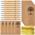 25 Sets Family Reunion Favor Family Appreciation Bamboo Pen Gift Inspirational Ballpoint Pen with Remembering Our Roots Greeting Card Family Reuni...