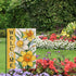 Welcome Spring Summer Floral Flower Small Decorative Garden Flag, Yellow Daffodil Eucalyptus Leaves Yard Lawn Outside Decor, Seasonal Burlap Outdo...