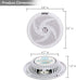 Pyle Marine Speakers - 4 Inch 2 Way Waterproof and Weather Resistant Outdoor Audio Stereo Sound System with 100 Watt Power and Low Profile Slim St...