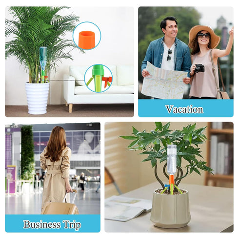 New Self Watering Spikes Plant Watering Devices with Slow Release Control Valve Switch Automatic Watering Drip Devices for Outdoor Plants & Garden...