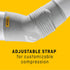 Futuro MMM-379 Comfort Elbow with Pressure Pads, Easy-to-Use Comfort Straps for Personalized Adjustment, Medium...