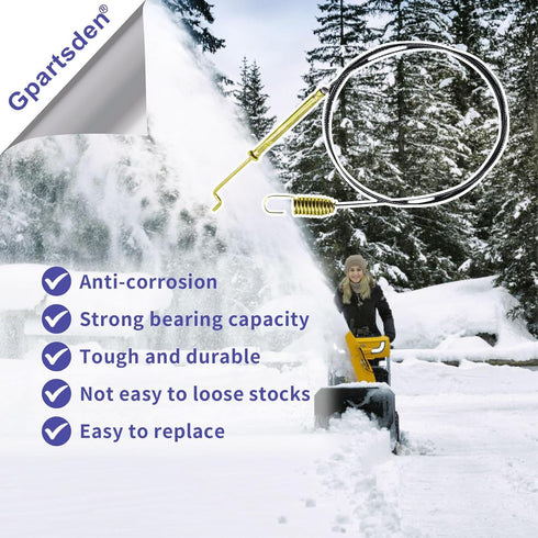 746-0897A 946-0897A Auger Clutch Cable for MTD Cub Cadet 946-0897 746-0897 746-0897A Snow Blower...