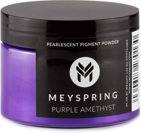 MEYSPRING Purple Amethyst Epoxy Resin Color Pigment - 50g - Mica Powder for Epoxy Resin...