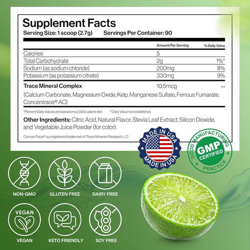 Dr. Price’s Electrolyte Mix | Sugar-Free Hydration Powder with 72+ Trace Minerals | No Sugar, Fast-Dissolving Electrolytes Powder Packets | Lemon-...