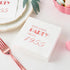 Crisky 70th Birthday Cocktail Napkins Rose Gold for Women 70th Birthday Party Decorations for Cake Dessert Berverage Table, 70th Birthday Party Su...