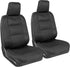 BDK EasyFit Car Seat Covers for Front Seats, Black – Front Seat Cover Set with Integrated Headrest Cover, Quick Slip-On Installation, Fits Most Ca...