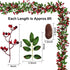 DearHouse 6FT Red Berry Christmas Garland with Pine Cone Garland Artificail Garland Indoor Outdoor Garden Gate Home Decoration for Holiday Winter ...