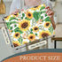 Summer Sunflowers Dish Drying Mats 18x24 Inch,Leaves Dish Pad Drying Rack Mat for Kitchen Counter Ultra Absorbent Microfiber Dishware Coffee Maker...