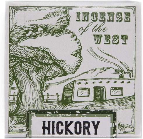 Hickory Natural Wood Incense Bricks Without Holder, 40 Count - Made in The USA...