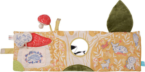 Manhattan Toy Deer One Soft Activity Crinkle Book & Fold Out Pat Mat for Baby, Toddler with Squeaker, Discovery Mirror and Teether...