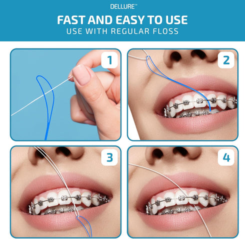 Curved Floss Threaders 100 Envelopes of 10 (1000 Threaders)...