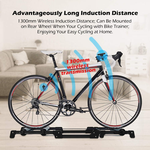 PRUNUS Bike Speedometer and Odometer Wireless Waterproof Bicycle Computer with Touch Sensor Switch, Big Digital LCD Screen, Automatic Wake-up for ...