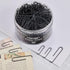 500pcs Paper Clips Assorted Sizes, Small, Medium and Large?1.1inch, 1.3inch and 2inch) Paper Clips, Vinyl Coated Paperclips for Office, School, Ho...