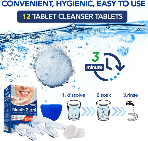 Mouth Guard for Grinding Teeth at Night, Teeth Grinding Mouth Guard for Sleep, Sleep Mouth Guard, Mouthguards for Grinding of Teeth, Night Guards ...