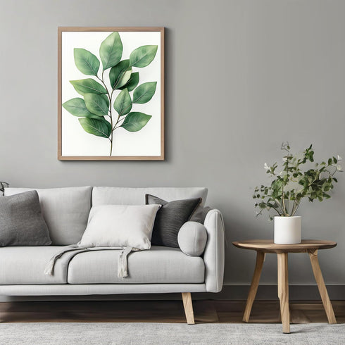 Posterizer 1 pcs-plant leaves-Chic art for plant lovers 5-Floral & Botanical Art-Workplace & Office Art-Living Room Bedroom Decor- unframed wall a...