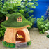 Aquarium Decoration for Fish Tank, Premium Resin Green Moss and Mushroom Fish Tank House Fish Hideout for Swimming Playing for Shrimp Goldfish Aqu...