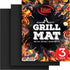 Kaluns Grill Mats For Outdoor Grill, Non Stick Grill Mat Reusable Mats for Gas, Charcoal, Electric Grills Set of 3 PTFE Teflon Barbeque Accessorie...