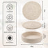 Trivets for Hot Dishes, Trivets for Hot Pots and Pans, Cotton Coasters 4 Pcs and Storage Basket 1 Pack, Pot Holders for Kitchen, Hot Pads for Tabl...