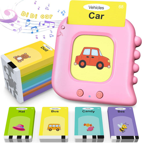 Talking Flash Cards,Kids Toddler Flash Cards with 240 Sight Words,Montessori Toys,Autism Sensory Toys,Speech Therapy Toys,Learning Educational Toy...