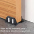 Barn Door Floor Guide Bearing Design, Sliding Barn Door Floor Guide Adjustable Rollers at The Bottom Strong and Durable Steel Frame....
