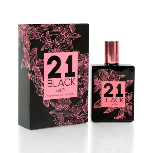 Rue 21 21 Black Eau De Parfum Women's Perfume Spray - 1.7 fl oz (50 ml)...