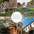 Angoily 2pcs Gutter Anti-leaf Down Silver Guard, & Guards Guard for Spout Protector Sundries Expandable Screens Aluminum Gutters and Sieve Straine...