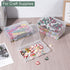 6 Packs Small Plastic Boxes, Rectangular Small Plastic Containers with Lid, Craft Box Containers for Craft Supplies and Little Bits, 7.2'' × 4.6''...