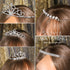 Teenitor Crown, 5pcs Tiaras for Women, Tiara Crown, Silver Tiara for Little Girls Rhinestone Headbands Wedding Headband Party...