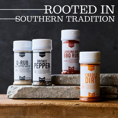 Lillie’s Q - Brisket Pepper BBQ Rub, Cracked Pepper BBQ Rub, Traditional Texas-Style Brisket Barbeque Rub, Large Pepper Grind Size, Perfect Barbeq...