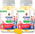 Vitamin D3 K2 Gummies 5000 IU - Immune & Bone Support - Sugar-Free Vitamin D Gummy Supplement - High-Absorption, Vegan, Gluten-Free Gummies for Ad...