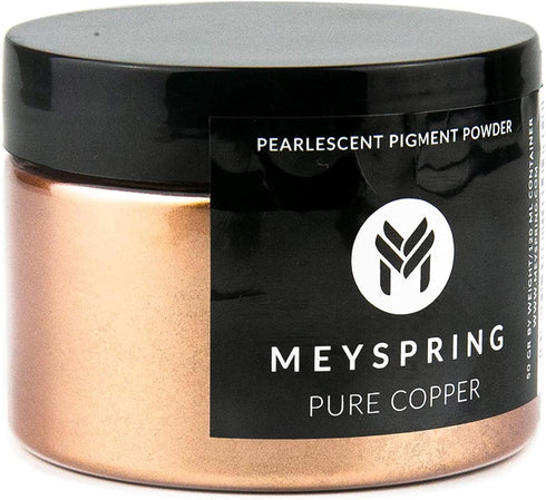 MEYSPRING Pure Copper Epoxy Resin Color Pigment - 50 Grams - Great for Resin Art, Epoxy Resin, and UV Resin...