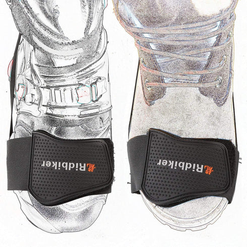 Motorcycle Shoe Protector Motorbike Shift Pad Shoe Boot Cover Protective Gear Shift Cover Motorcycle Boots Protector...