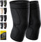 CAMBIVO 2 Pack Knee Braces for Knee Pain, Knee Compression Sleeve for Men and Women, Knee Support for Meniscus Tear, Running, Weightlifting, Worko...