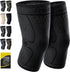 CAMBIVO 2 Pack Knee Braces for Knee Pain, Knee Compression Sleeve for Men and Women, Knee Support for Meniscus Tear, Running, Weightlifting, Worko...